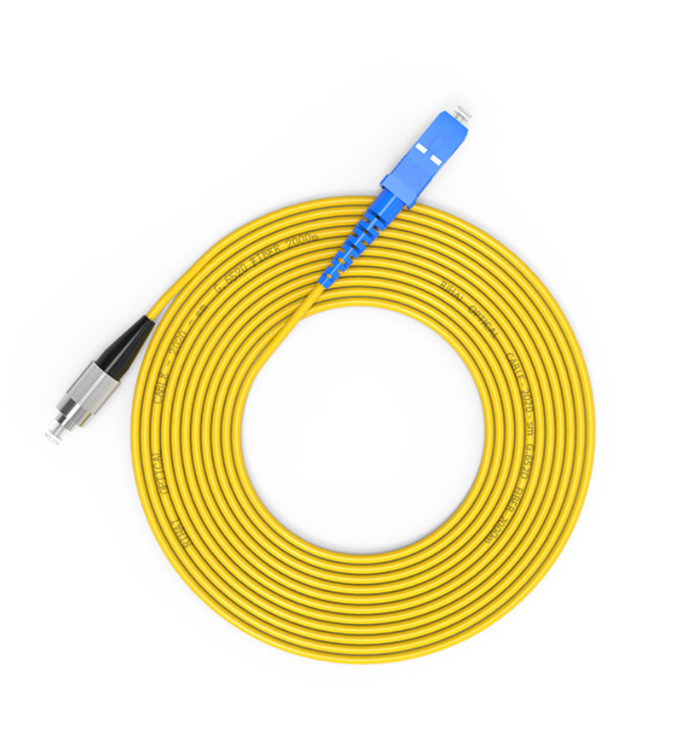  SC to FC Fiber Optic Cable Jumper Fiber Optic Cable Patch Cord Ftth Optical Fibers UPC-SM- single mode single