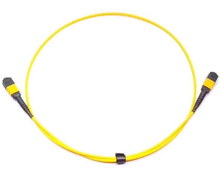 MPO Female To Female Single Mode Fiber Optic Cable