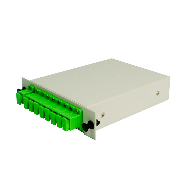  Module cassette 1 x  8 fiber optic  PLC splitter connector SC/APC